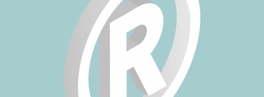 Vector image of trademark icon