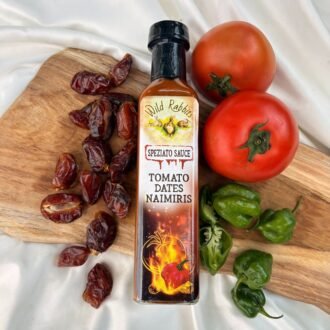 Tomato, Dates & Naimiris Hot Sauce