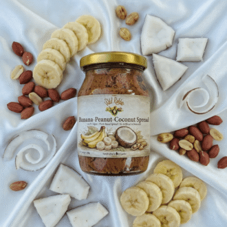 Banana Peanut Coconut Spread